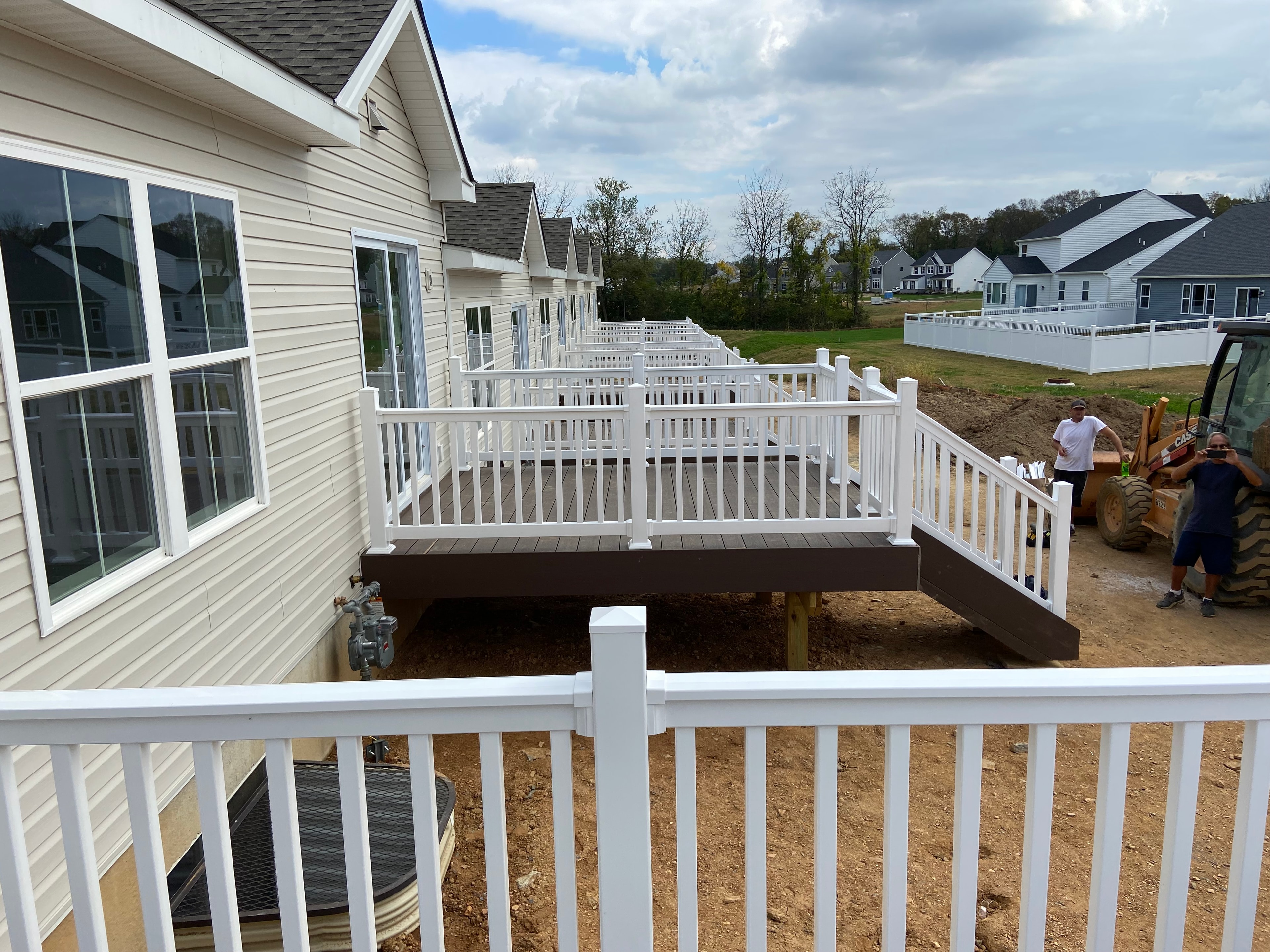 Cornish and Sons completed outdoor deck