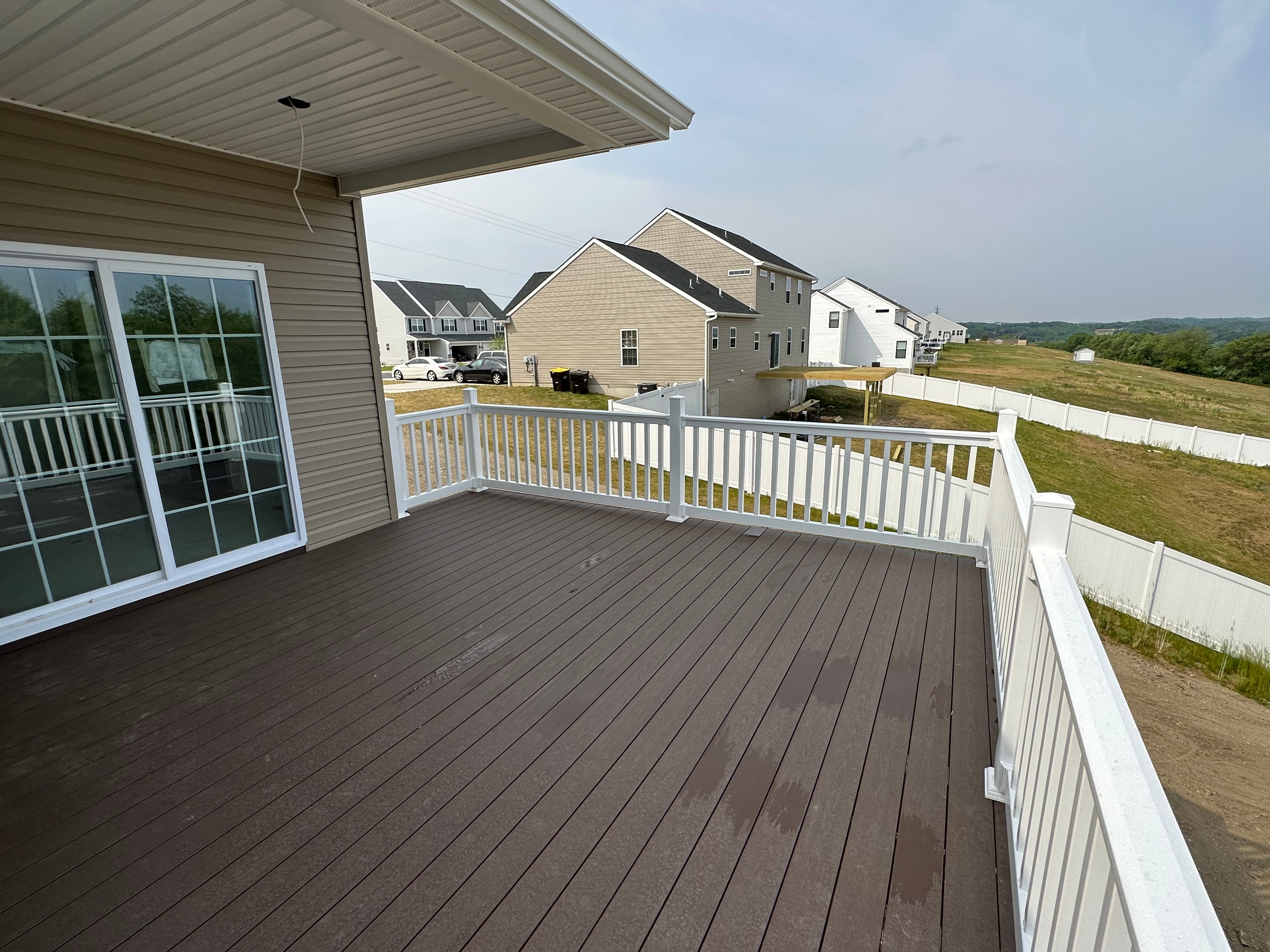 Finished residential deck project